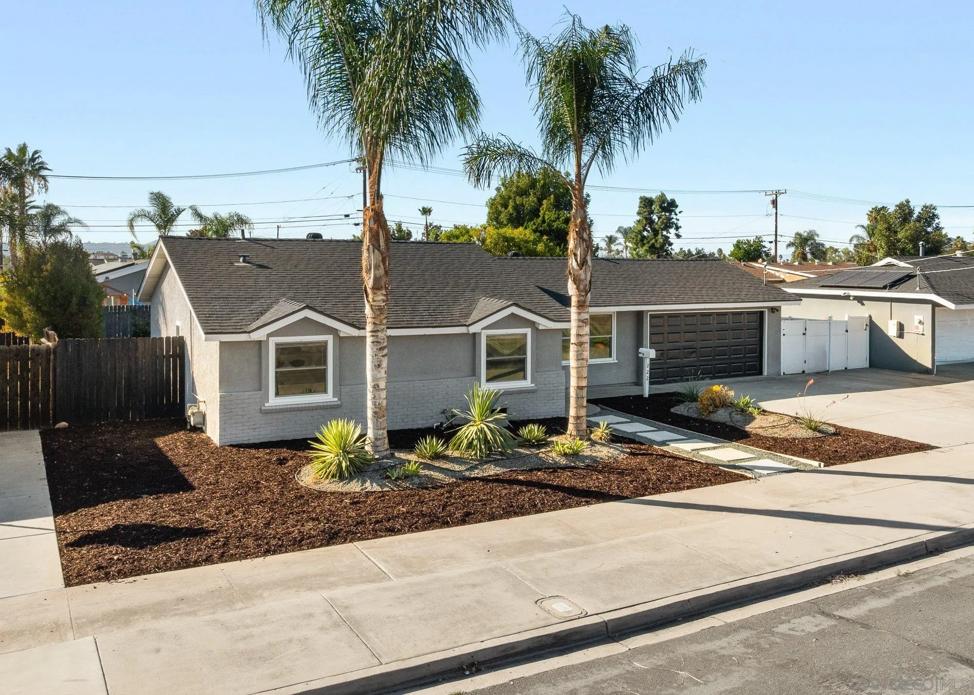222 Gull Place El Cajon, CA 92019 - Photo 52 of 53 a front view of a house with garden
