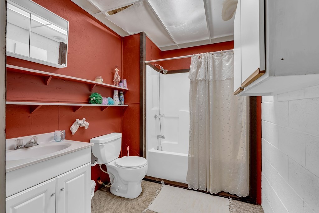 355 Dillon Gribble Road Sparta, TN 38583 - Photo 23 of 45 a bathroom with a toilet a sink and a shower