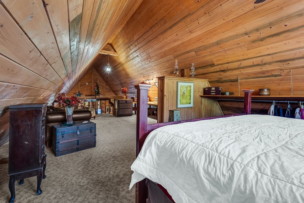 355 Dillon Gribble Road Sparta, TN 38583 - Photo 25 of 45 a bed room with a bed and a television