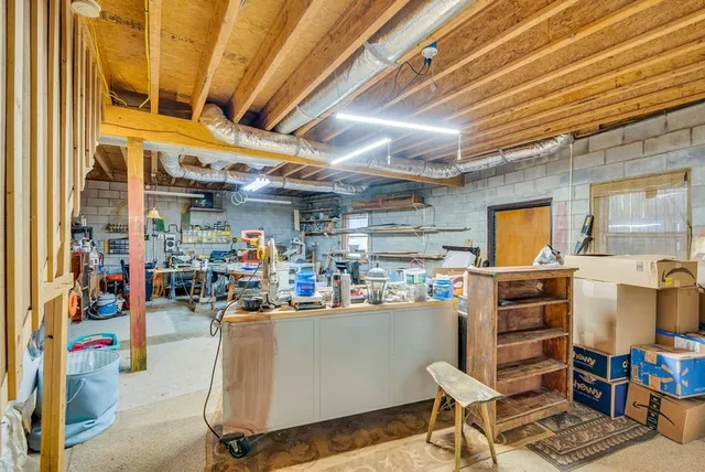 a view of storage and utility room