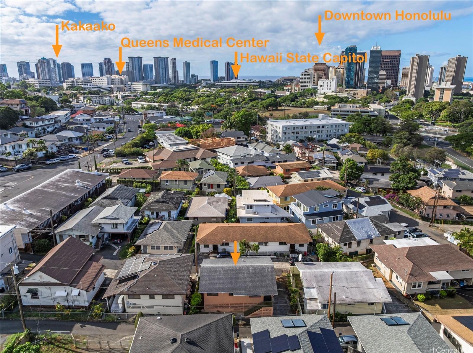 125 Milo Lane Honolulu, HI 96813 - Photo 16 of 16 an aerial view of a city