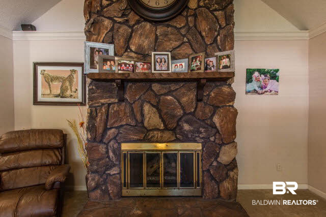 5512 Plantation Road Theodore, AL 36582 - Photo 6 of 20 And Impressive Stone Hearth