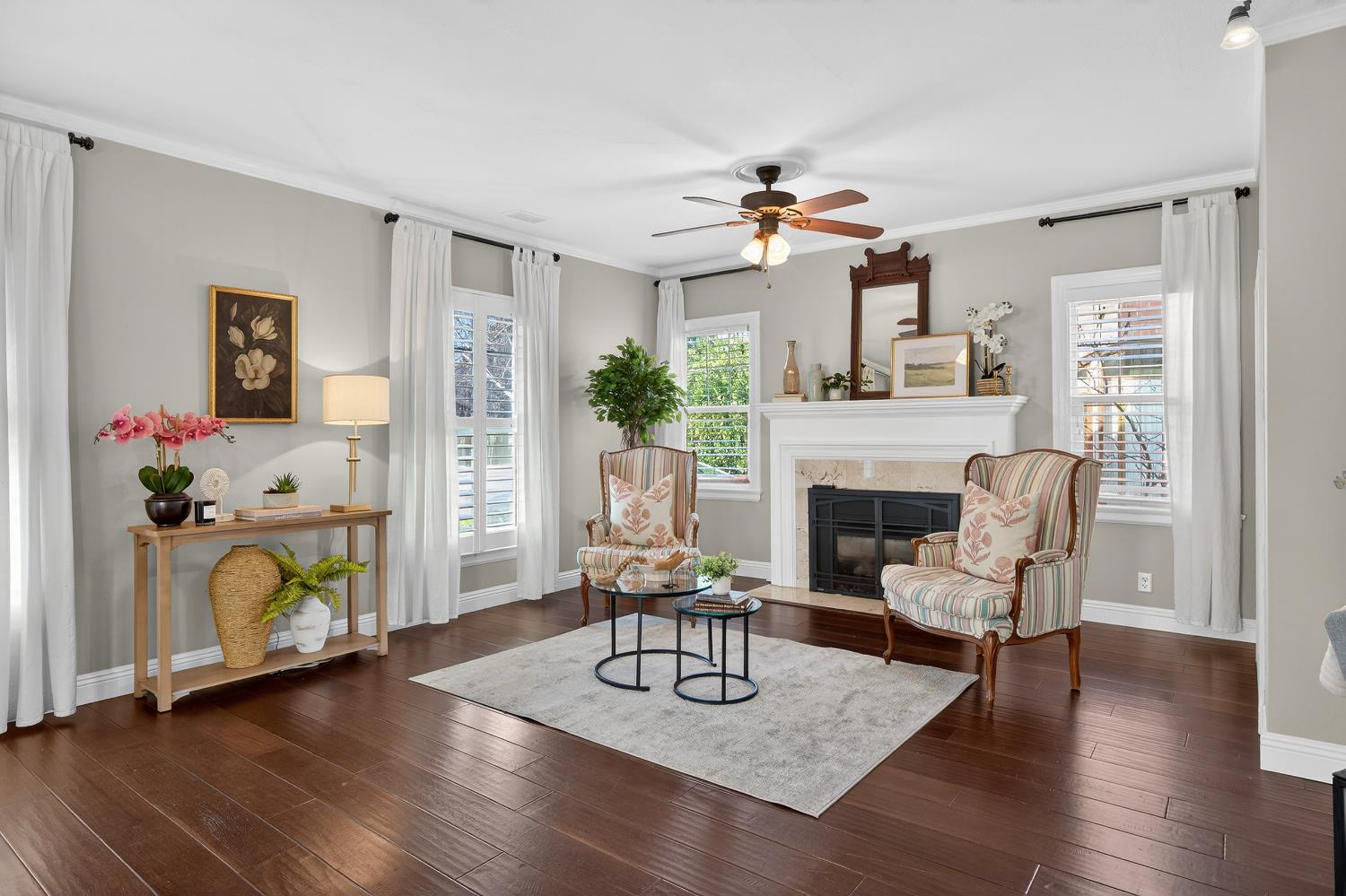 2644 Crafton Way Stockton, CA 95204 - Photo 7 of 50 a living room with furniture fireplace and window