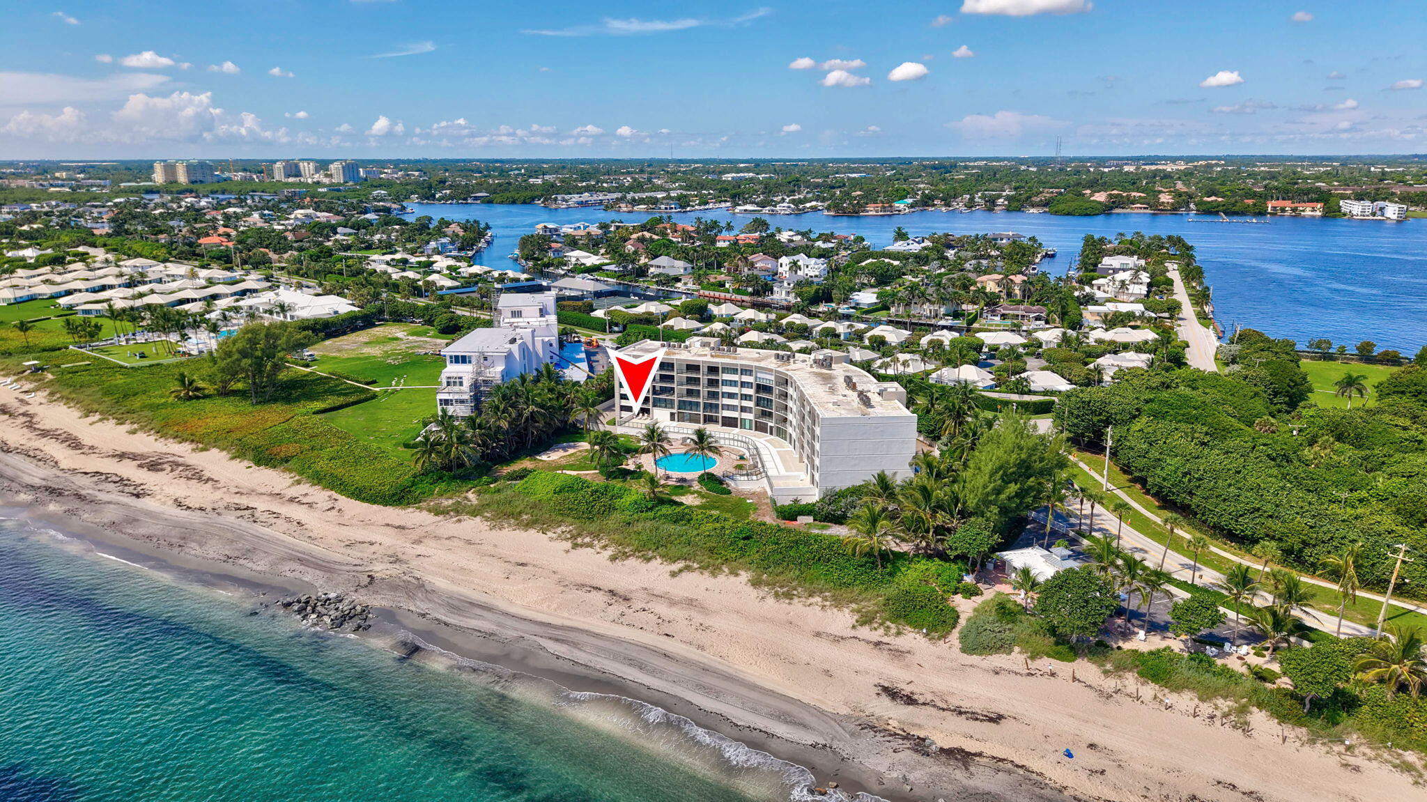 6885 North Ocean Boulevard, Unit 1010 Ocean Ridge, FL 33435 - Photo 46 of 57 Aerial