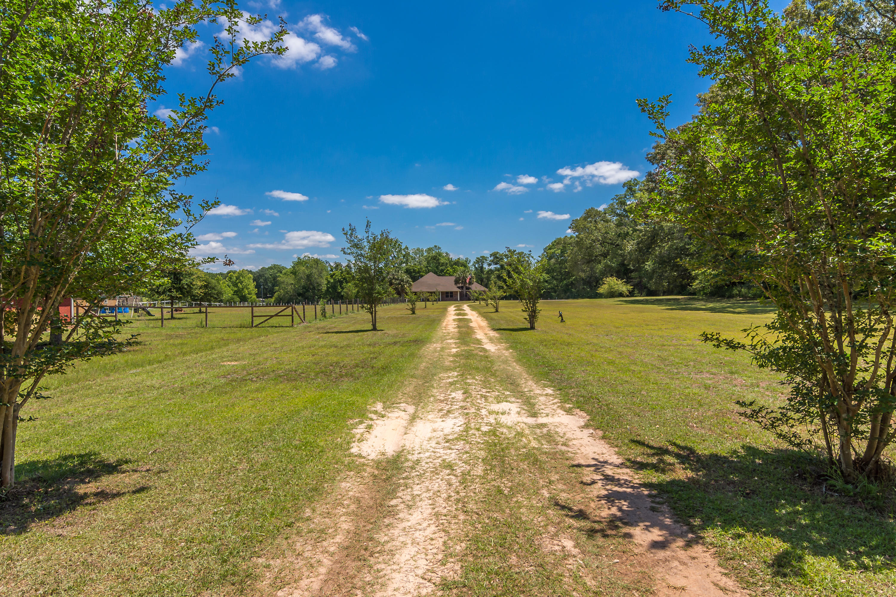 6589 Old River Road Baker, FL 32531 - Photo 6 of 49 a view of a lake with a big yard