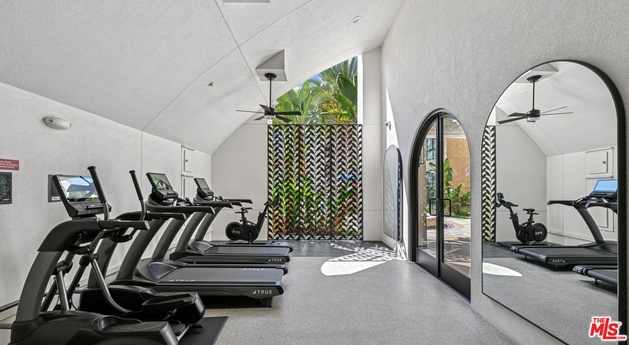 290 North Hudson Avenue, Unit 101W Pasadena, CA 91101 - Photo 11 of 21 a view of a room with gym equipment