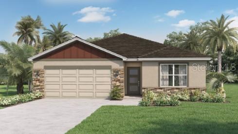 3606 Hatchery Way Bradenton, FL 34211 - Photo 1 of 1 front view of a house with a yard
