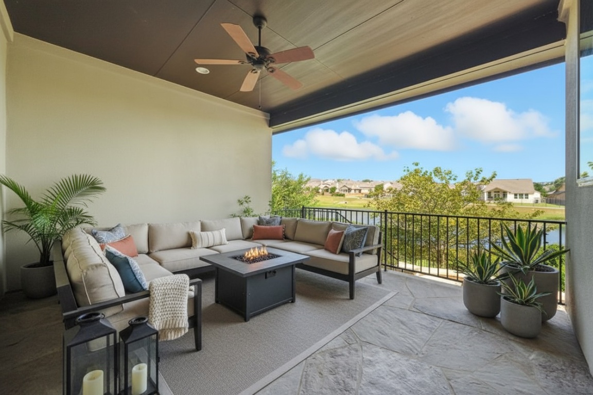 437 Pienza Drive Georgetown, TX 78628 - Photo 26 of 32 a outdoor space with furniture