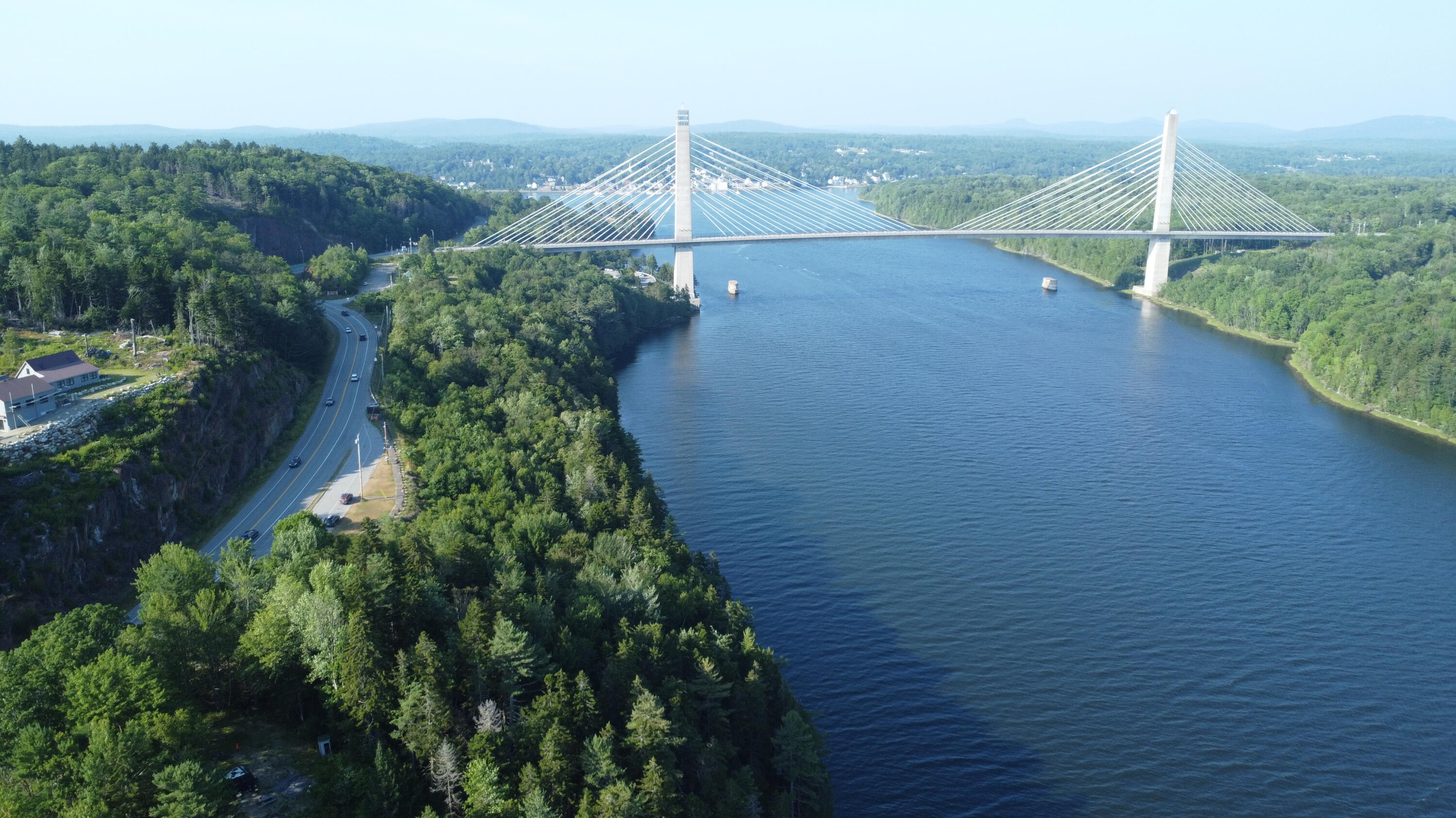 1357 U.S. Rte 1 Prospect, ME 04981 - Photo 1 of 5 drone1