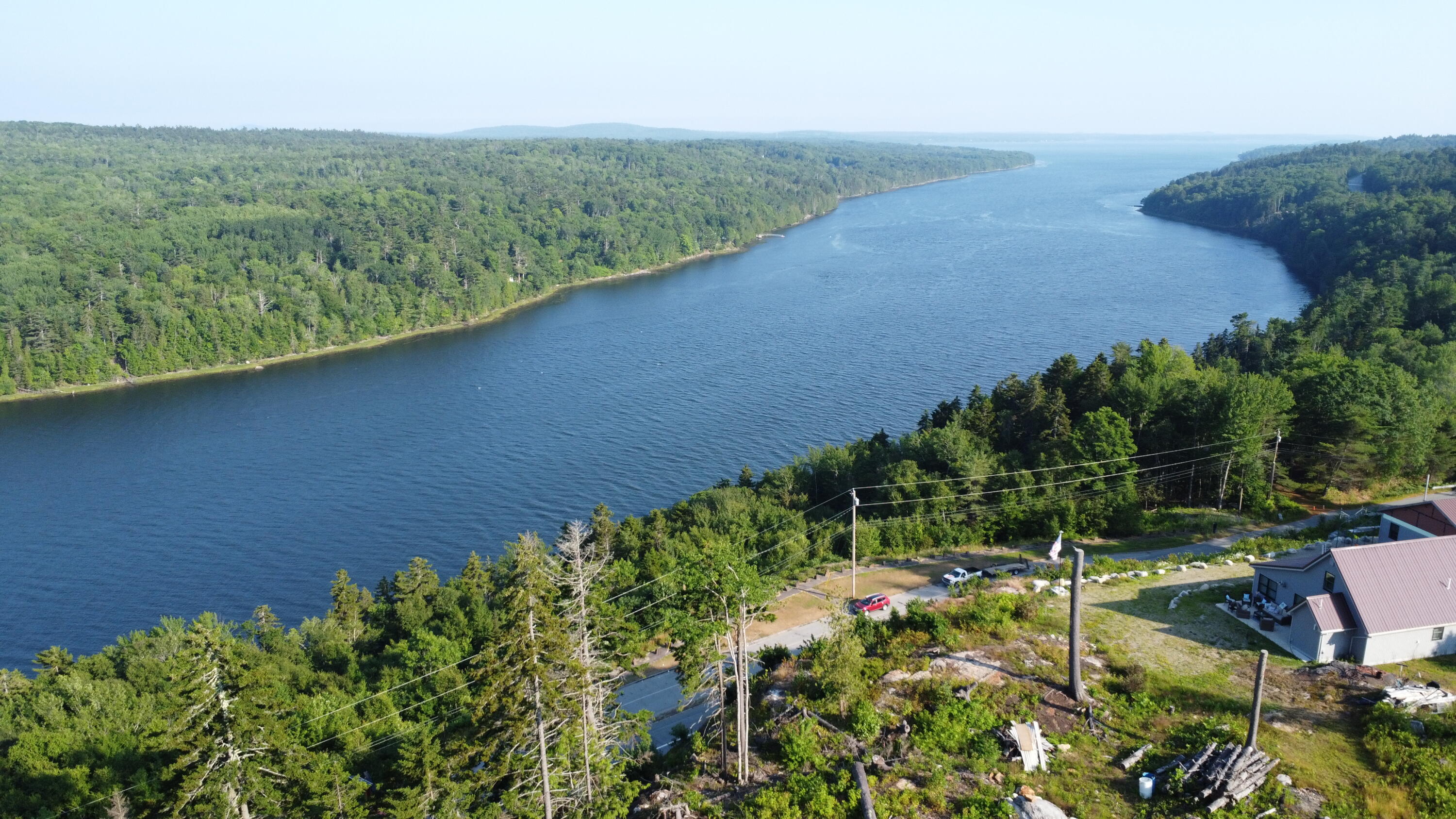 1357 U.S. Rte 1 Prospect, ME 04981 - Photo 4 of 5 drone4