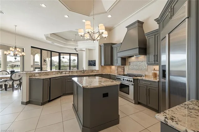 a kitchen with stainless steel appliances granite countertop lots of counter top space and stainless steel appliances