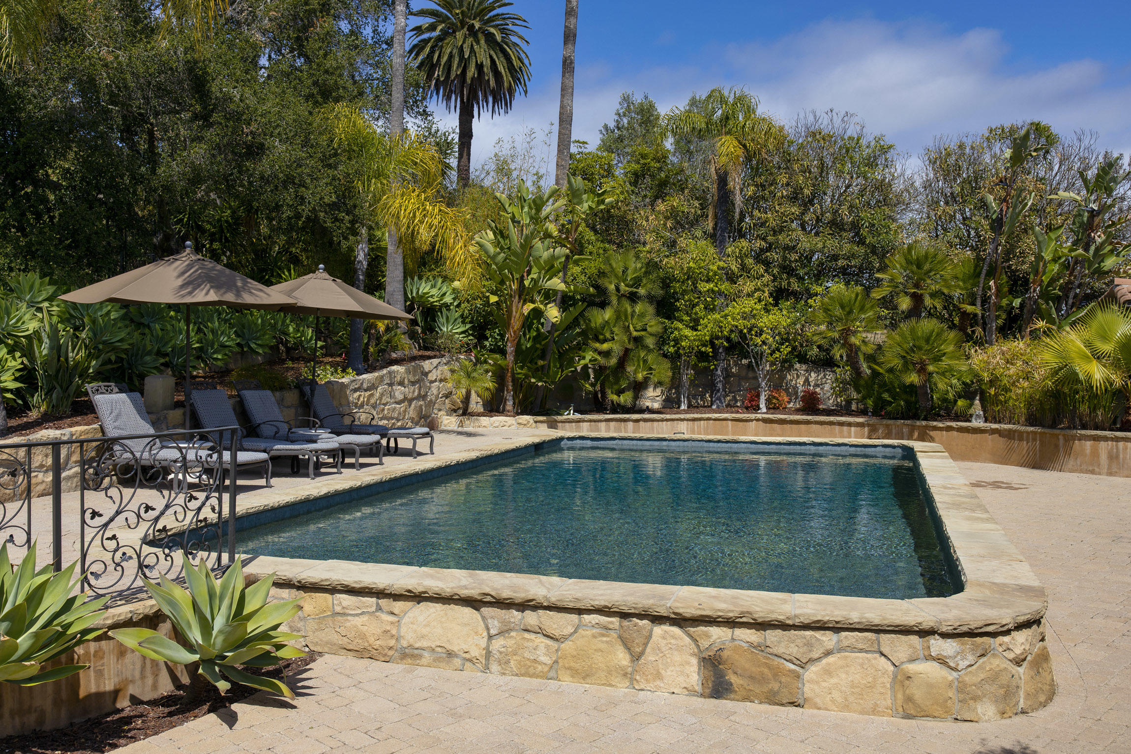 2519 Foothill Lane Santa Barbara, CA 93105 - Photo 26 of 35 a view of swimming pool with chairs
