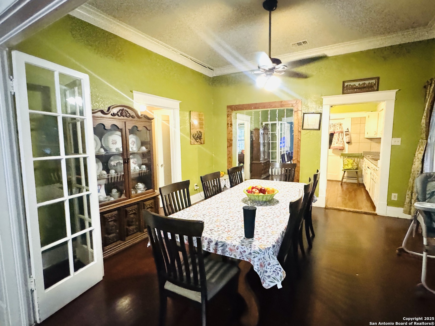 314 Devine Street San Antonio, TX 78210 - Photo 9 of 25 a view of a dining room with furniture window and wooden floor