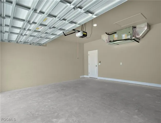 a view of a room with windows