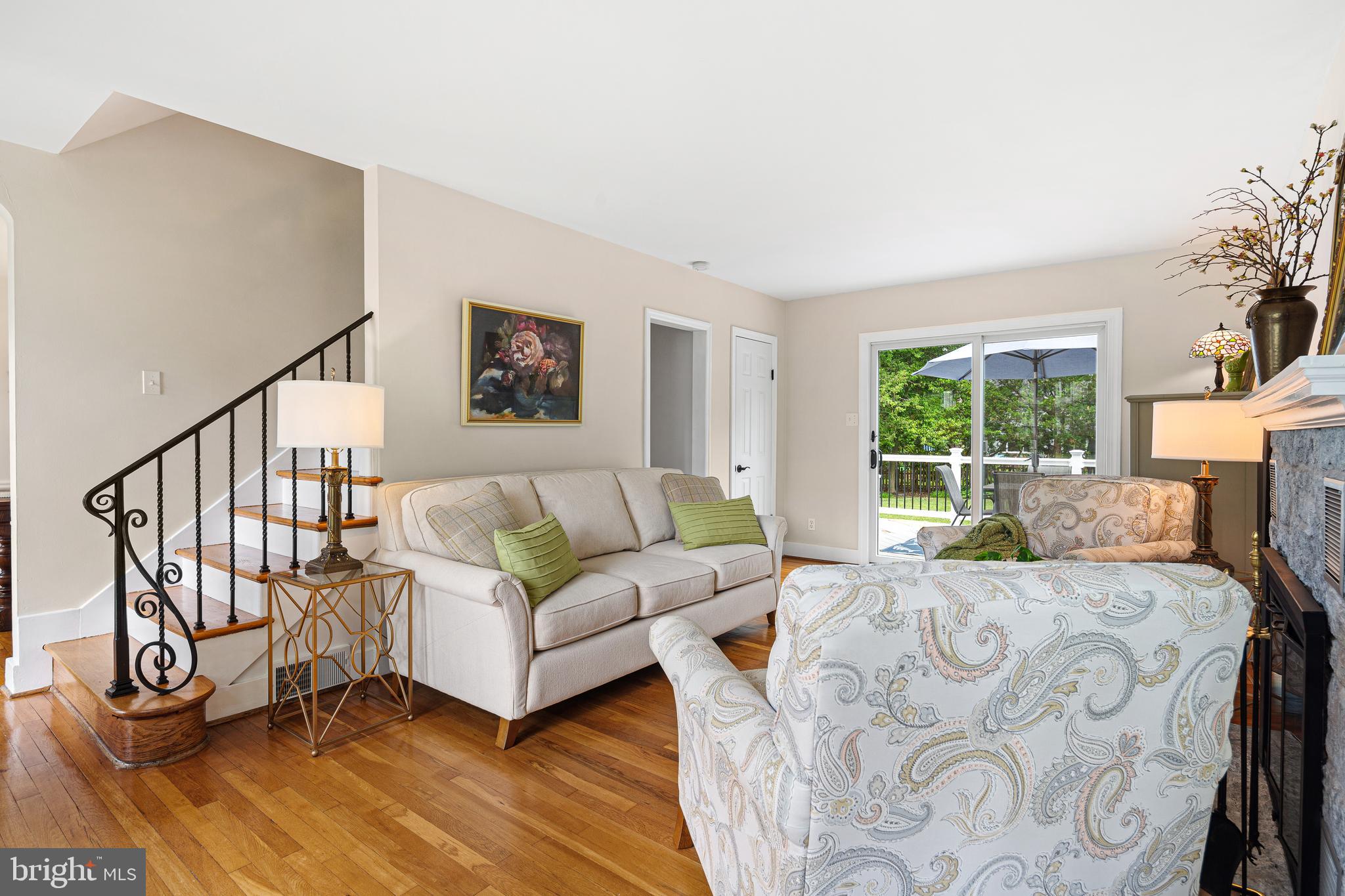 809 West Redman Avenue Haddonfield, NJ 08033 - Photo 4 of 42 Living room w/beautiful floors