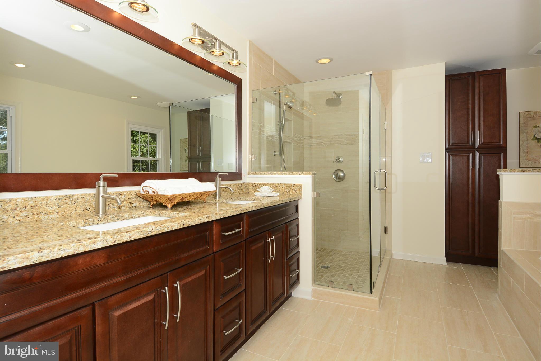 3118 Hunt Road Oakton, VA 22124 - Photo 12 of 30 Renovated Master Bath w Seamless Glass Shower