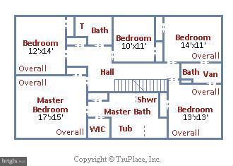 3118 Hunt Road Oakton, VA 22124 - Photo 28 of 30 Upper Level Floorplan