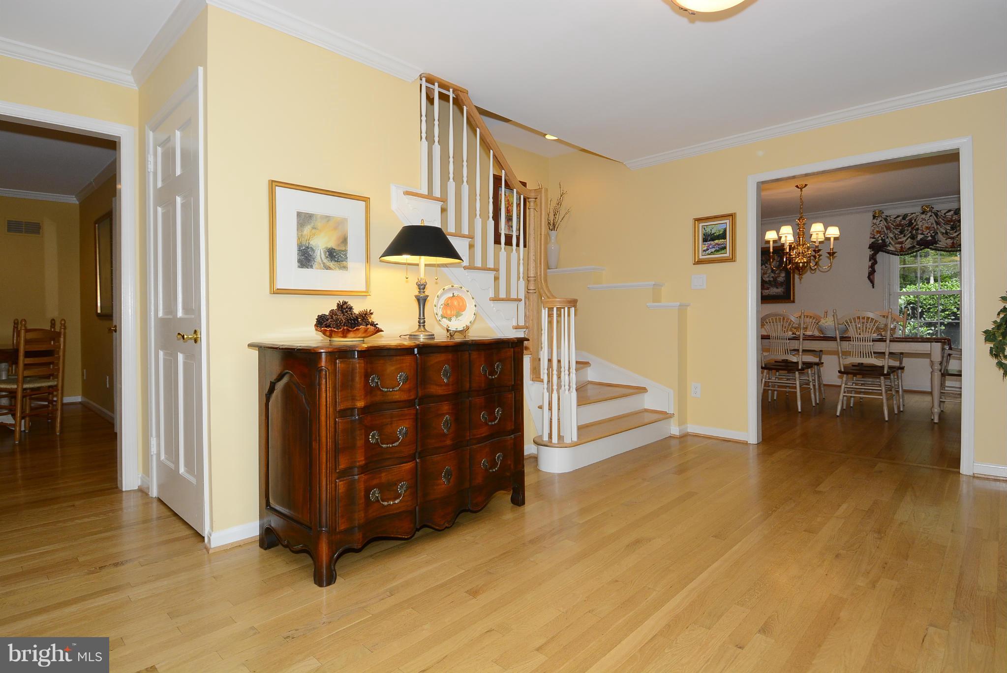 3118 Hunt Road Oakton, VA 22124 - Photo 5 of 30 Welcoming Center Hall Foyer w Hardwood