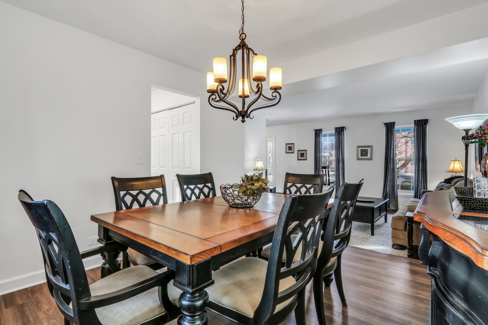 269 Braxton Way Grayslake, IL 60030 - Photo 8 of 38 a view of a dining room with furniture window and wooden floor