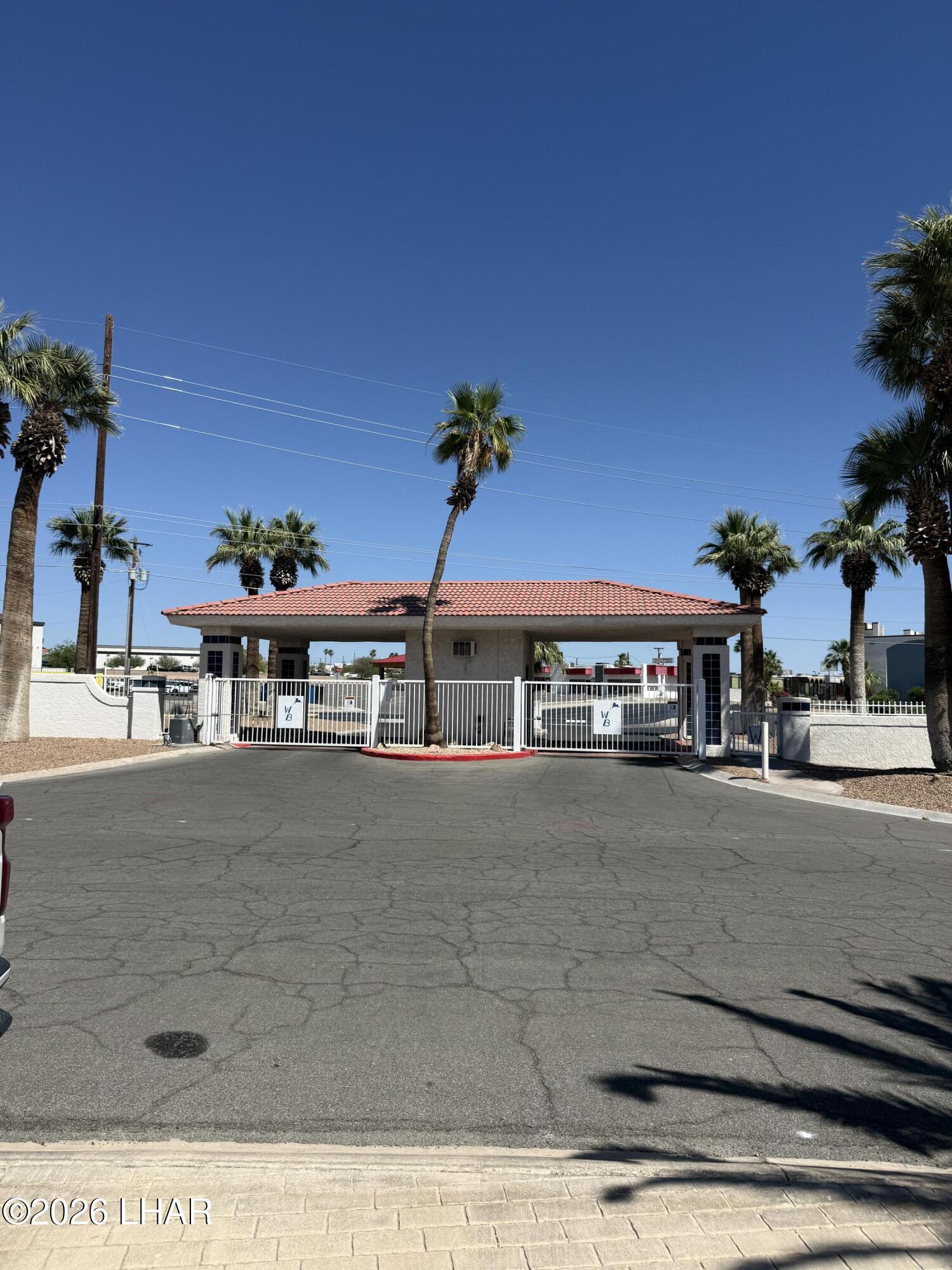 375 London Bridge Road, Unit 35 Lake Havasu City, AZ 86403 - Photo 7 of 43 MAIN ENTRY GATE, GATED WINDSOR BEACH CONDOS