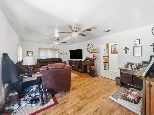 a view of a lake with houses
