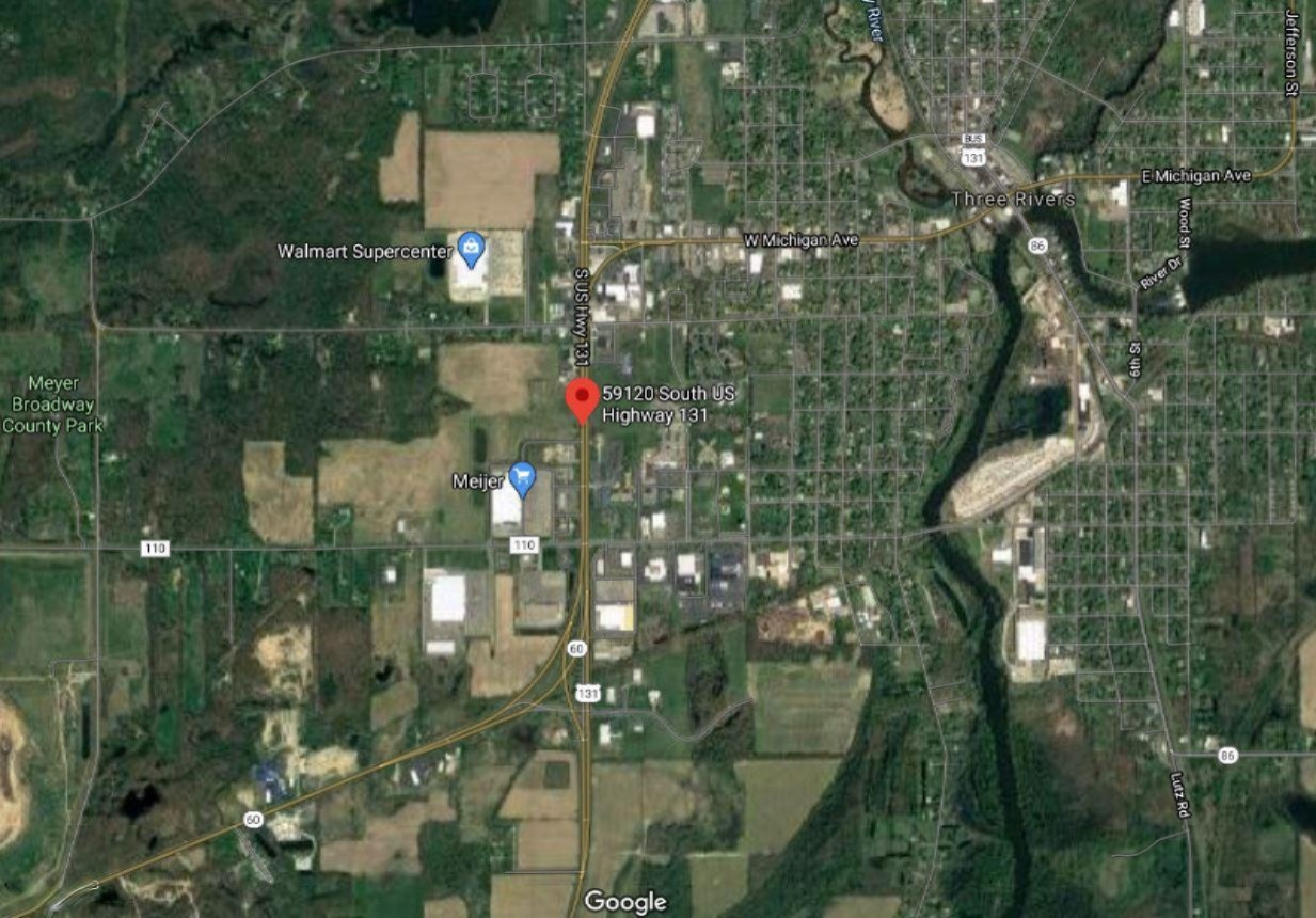 59120 Us-131 Three Rivers, MI 49093 - Photo 2 of 3 Distance Aerial_59120 US131_Three Rivers