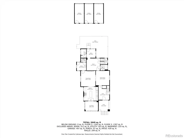 a picture of a room with a white wall and a picture