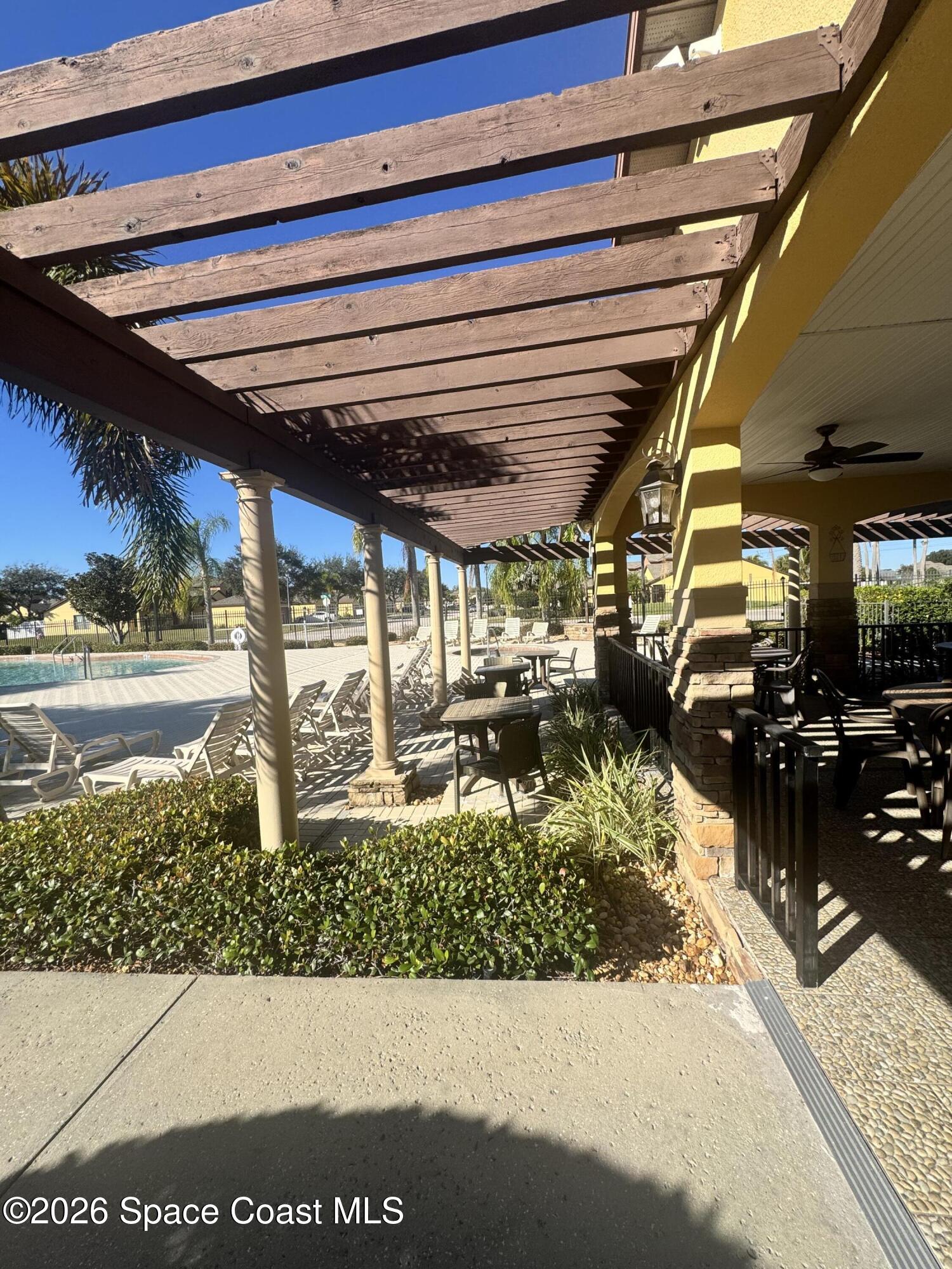 4575 Radiant Way, Unit 102 Melbourne, FL 32901 - Photo 32 of 73 a view of a porch