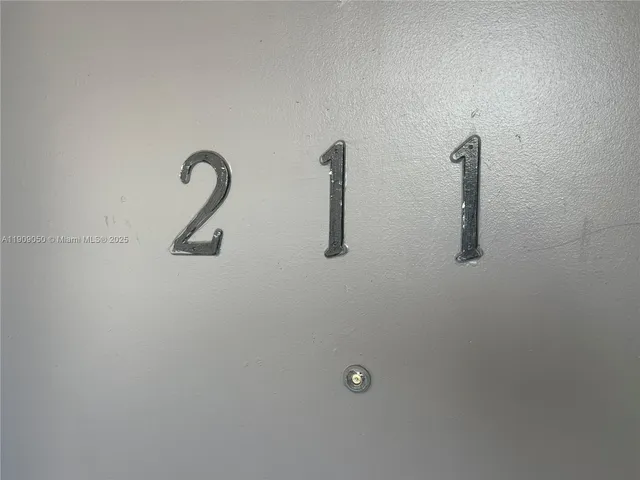 a view of front door