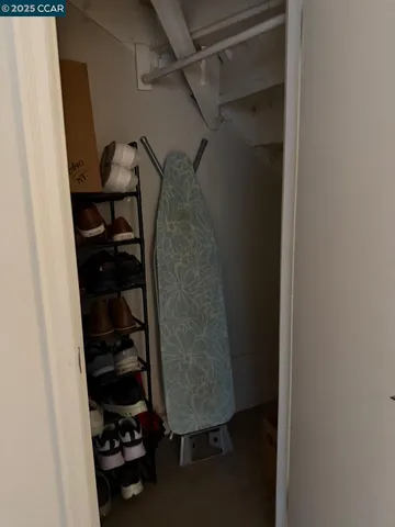 a view of walk in closet