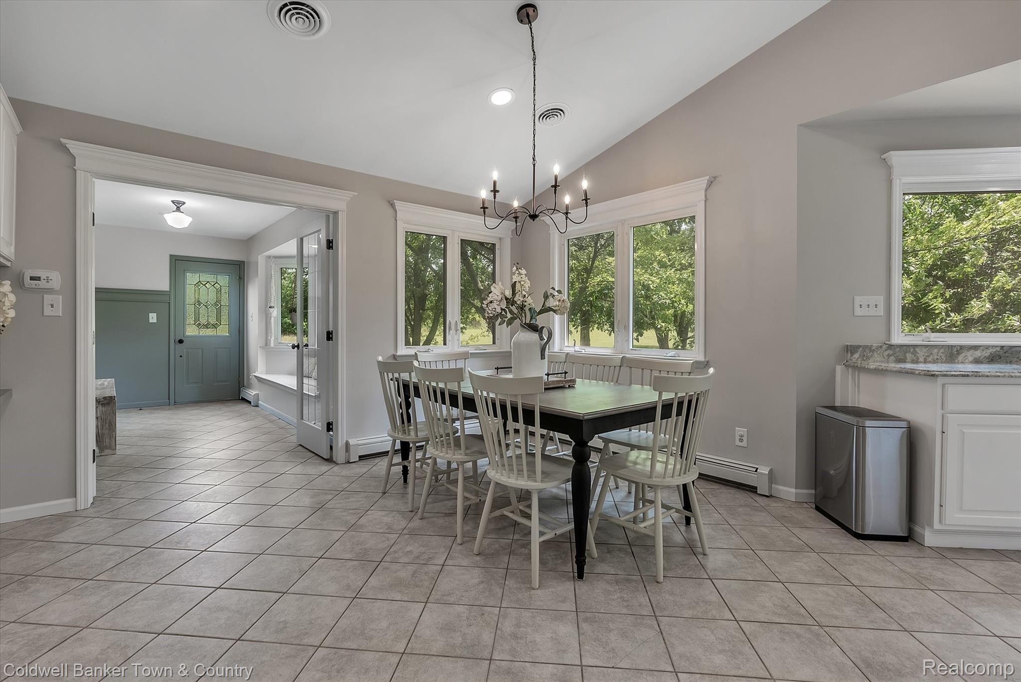 5431 Evans Road Holly, MI 48442 - Photo 12 of 81 Dining Area with beautiful views of both the home and acreage out the windows.