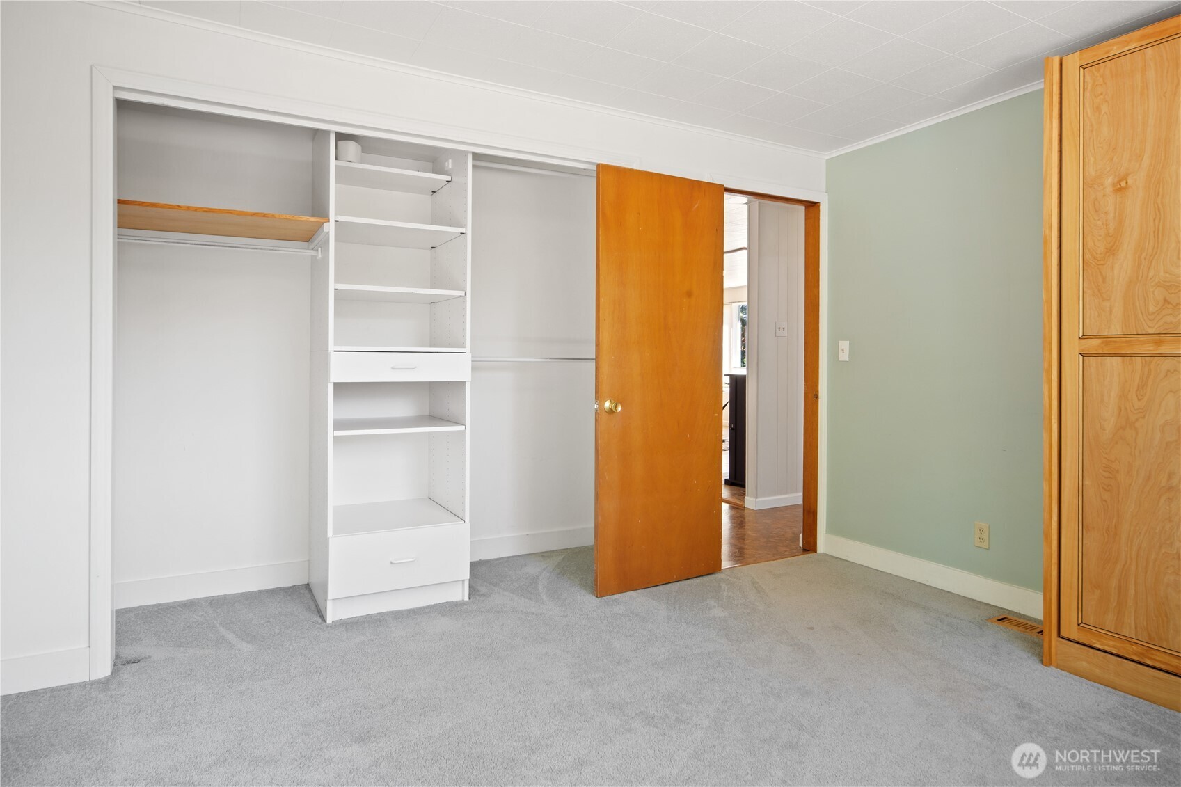 245 Gupster Road Sequim, WA 98382 - Photo 22 of 40 a view of an empty room with a closet