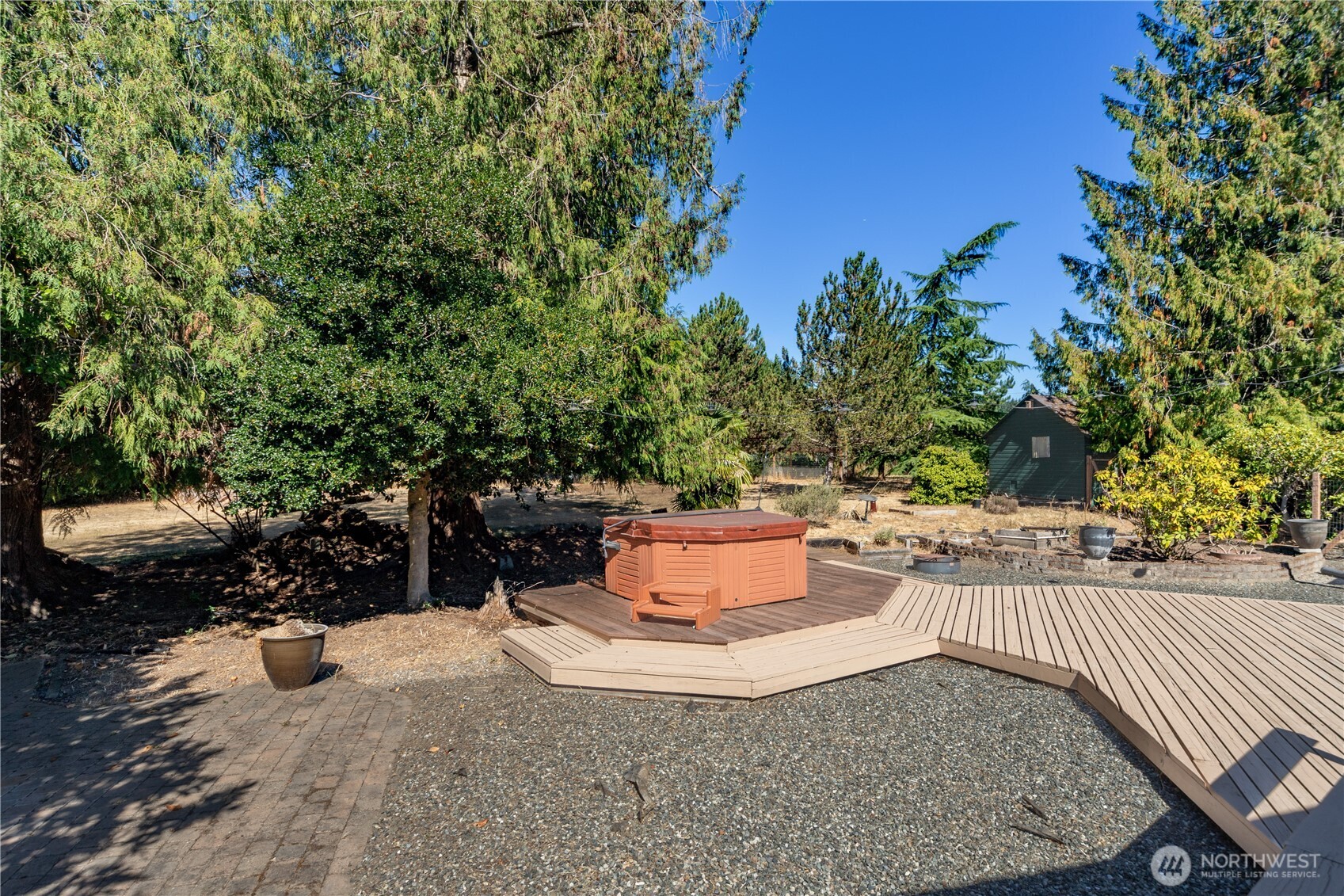 245 Gupster Road Sequim, WA 98382 - Photo 36 of 40 a view of a tree with a yard