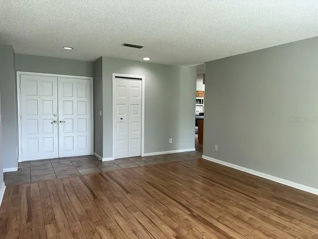 wooden floor in an empty room with wooden floor