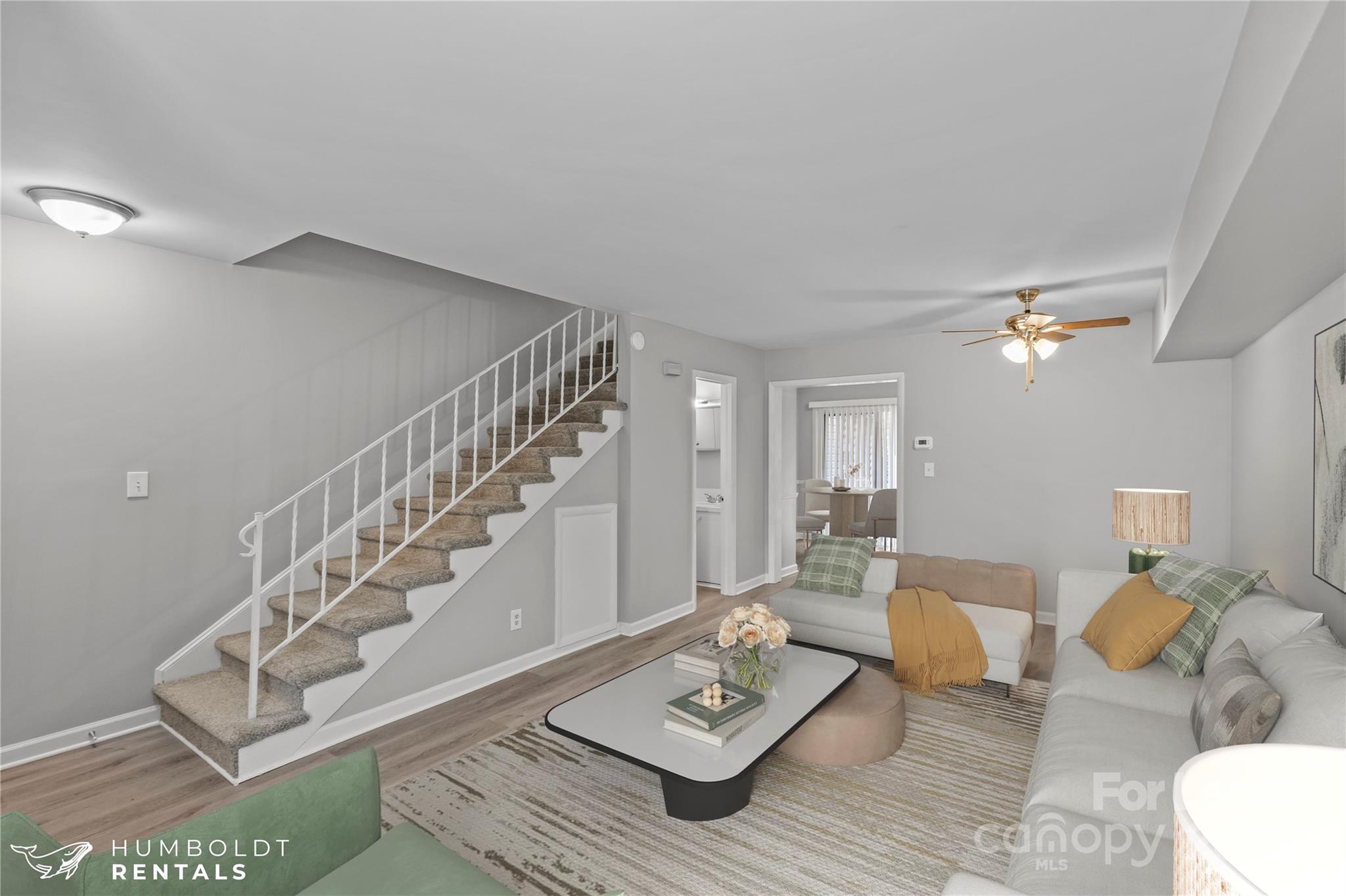 301 Eagle Road, Unit 2 Belmont, NC 28012 - Photo 3 of 15 a living room with furniture and wooden floor