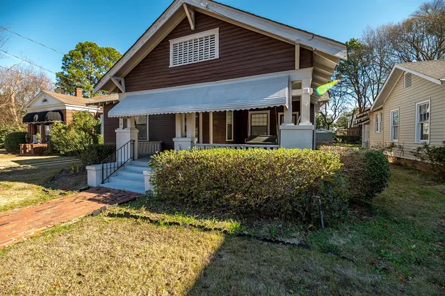 a room with a fireplace