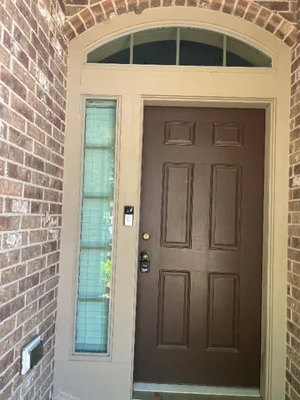 a front door view of a house