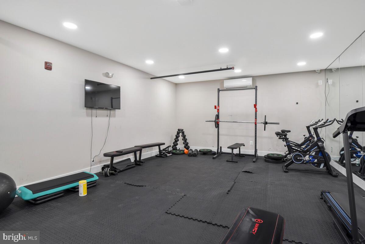1028 Bladensburg Road Northeast, Unit 5 Washington, DC 20002 - Photo 23 of 29 a view of a room with gym equipment