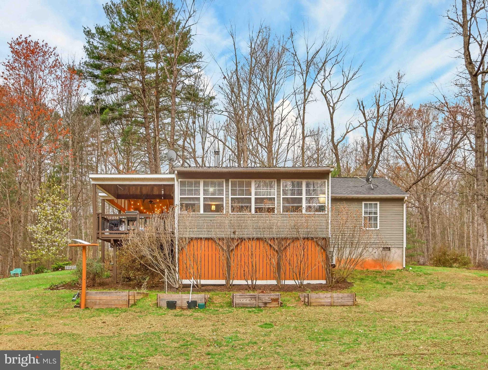 2586 West Hoover Road Haywood, VA 22722 - Photo 31 of 35 a view of swimming pool with a backyard and trees