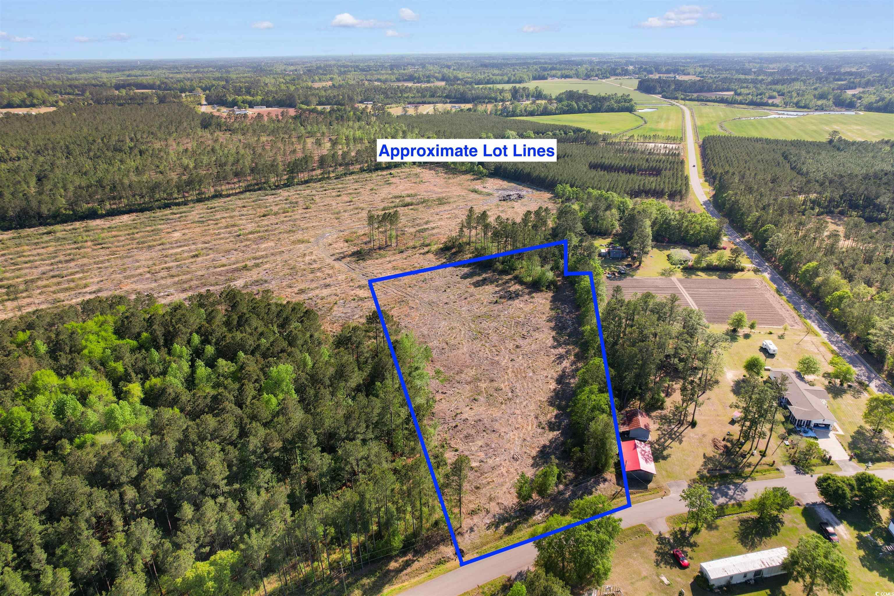 3800 Danny Road Loris, SC 29569 - Photo 1 of 20 Drone / aerial view with a view of trees and a rural view