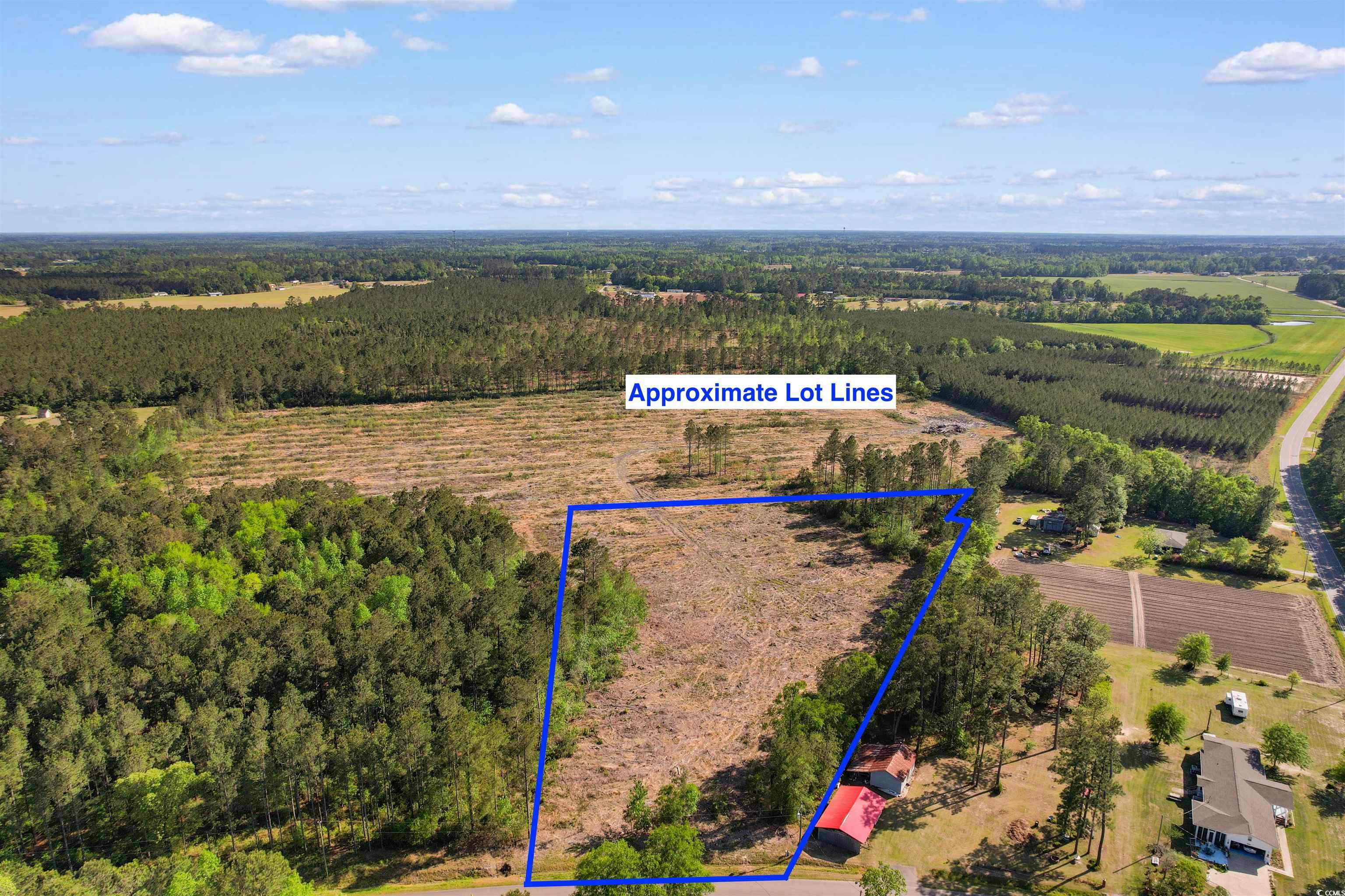 3800 Danny Road Loris, SC 29569 - Photo 3 of 20 Bird's eye view with a wooded view and a rural view
