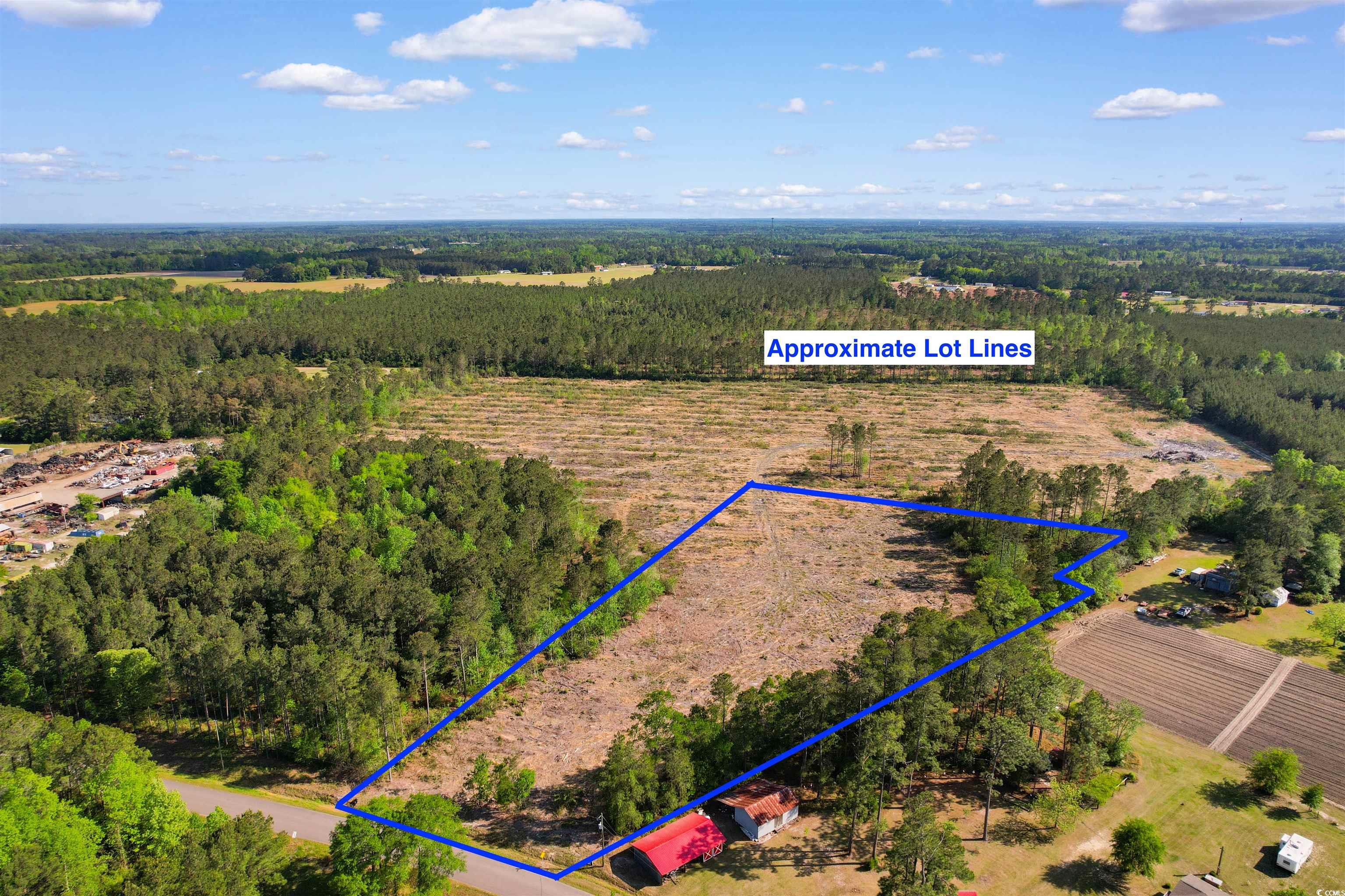3800 Danny Road Loris, SC 29569 - Photo 4 of 20 Aerial view with a rural view and a wooded view