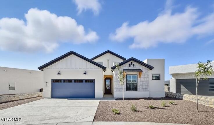 7248 Cimarron Rim Drive El Paso, TX 79911 - Photo 47 of 48 a front view of a house with a garden