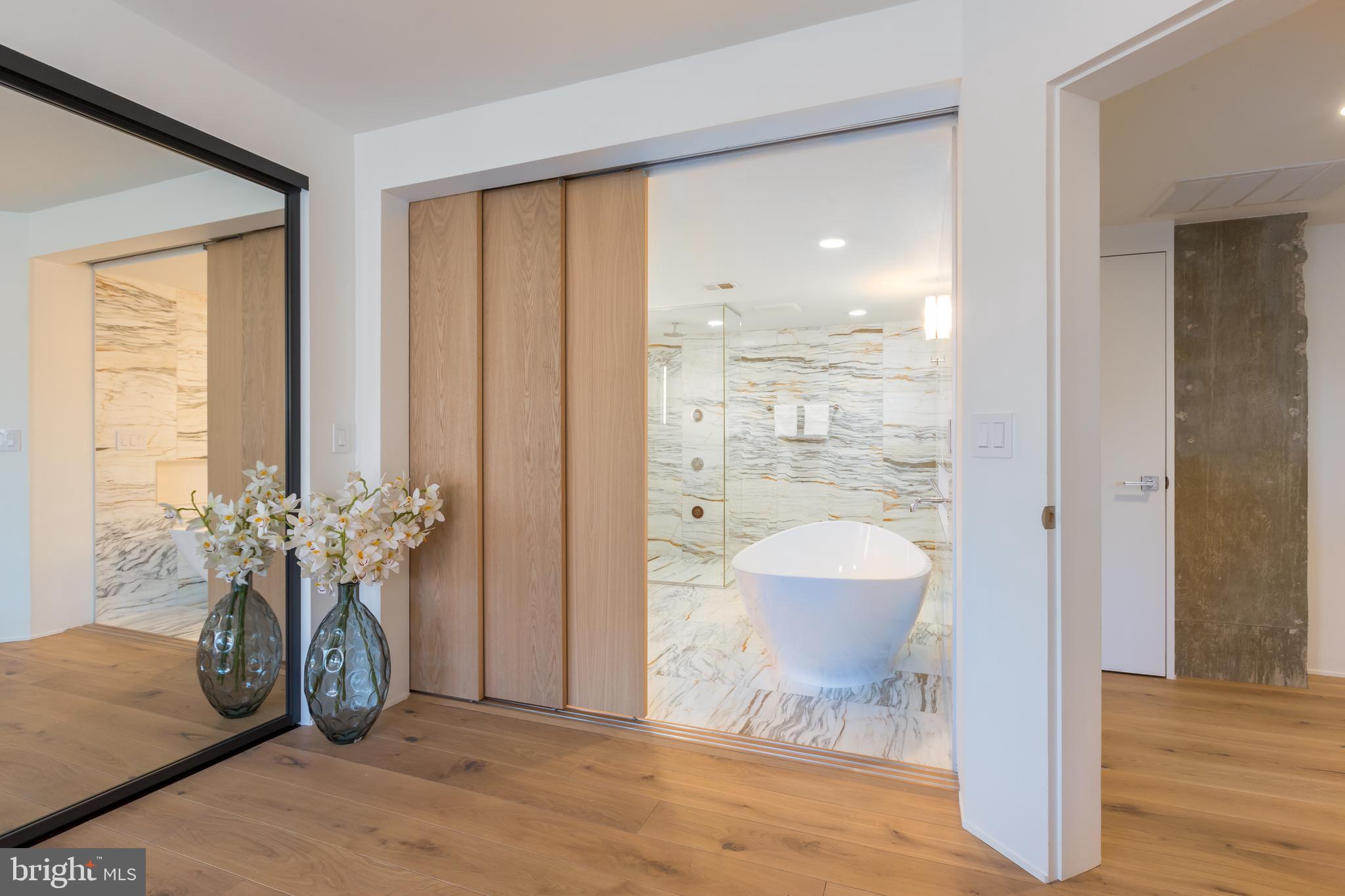 1015 33rd Street Northwest, Unit 809 Washington, DC 20007 - Photo 24 of 39 a view of an entryway with a flower pot and a window
