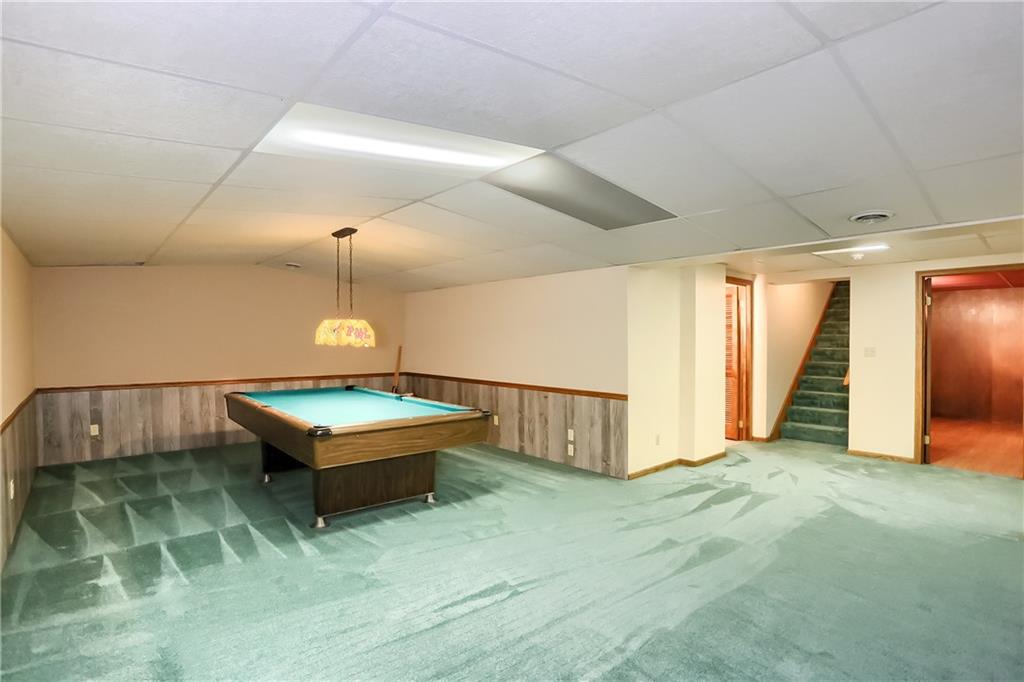 2901 Rosedale Avenue New Castle, PA 16105 - Photo 23 of 25 a room with pool table and chandelier