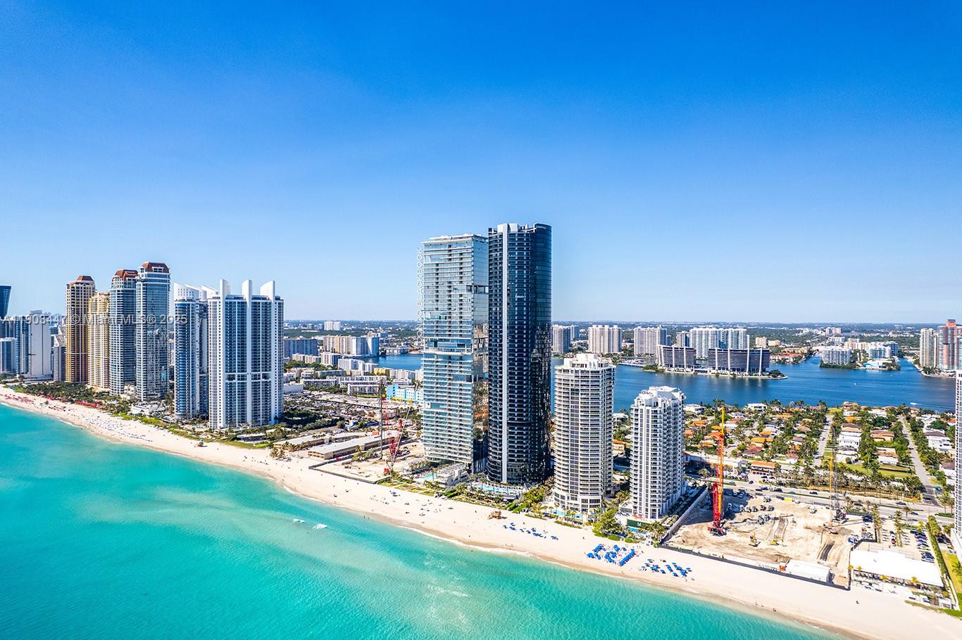 18501 Collins Avenue, Unit 1501 Sunny Isles Beach, FL 33160 - Photo 21 of 35 a view of a city with tall buildings