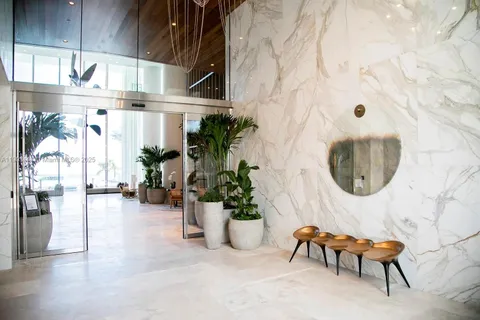 a building view with a outdoor space