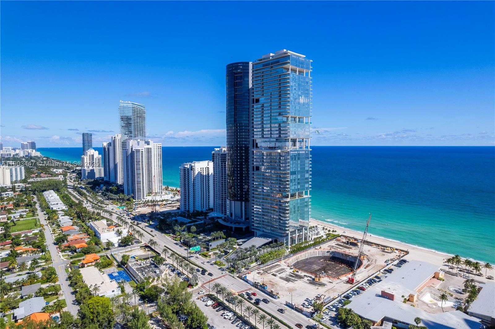18501 Collins Avenue, Unit 1501 Sunny Isles Beach, FL 33160 - Photo 34 of 35 a building view with a outdoor space