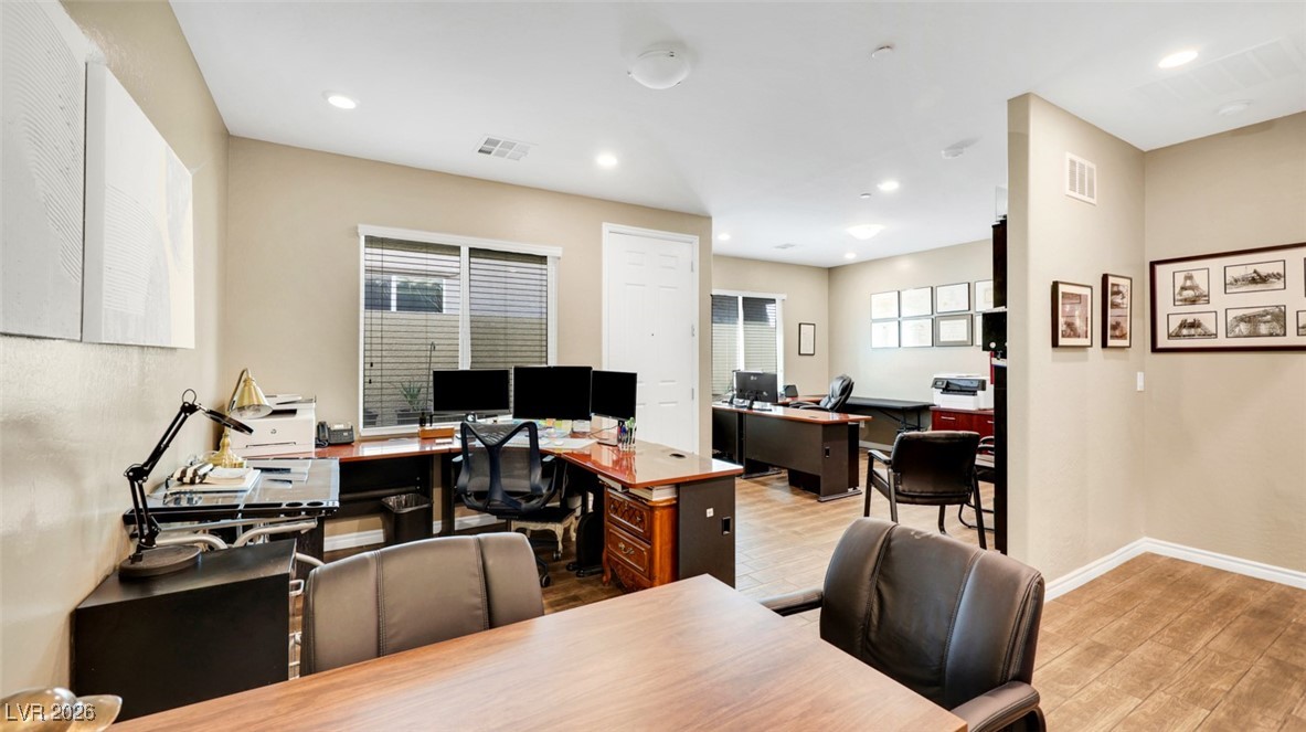 1094 Langston Ranch Avenue Henderson, NV 89002 - Photo 35 of 70 Office space with light wood finished floors, plenty of natural light, and recessed lighting