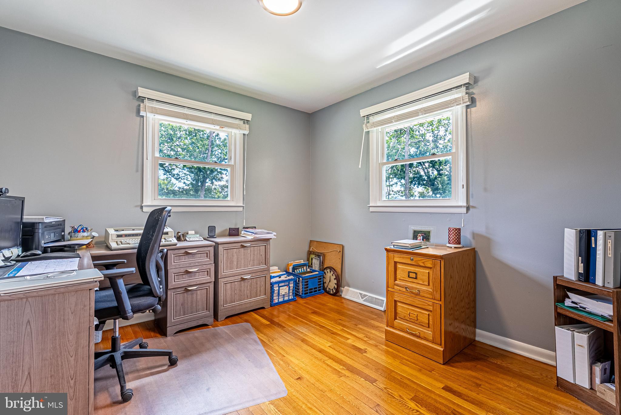 14608 Brant Road Southwest Cresaptown, MD 21502 - Photo 20 of 40 a view of a workspace with furniture and a window